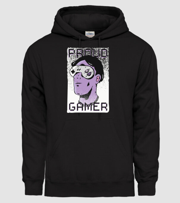 Ochelarii VR Proud Gamer model negru pe tricou