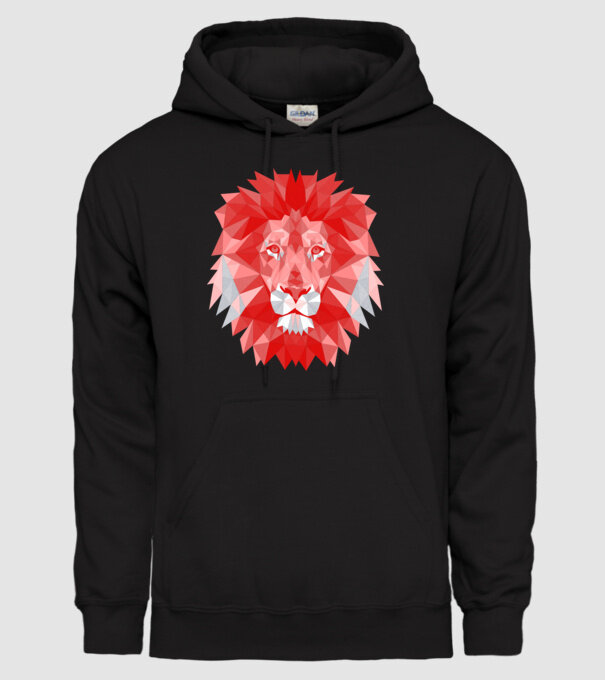 Red Lion model negru pe tricou