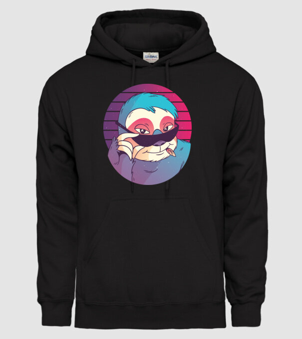 Retro Leneș model negru pe tricou