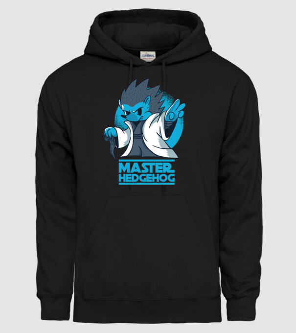 Maestru Arici model negru pe tricou