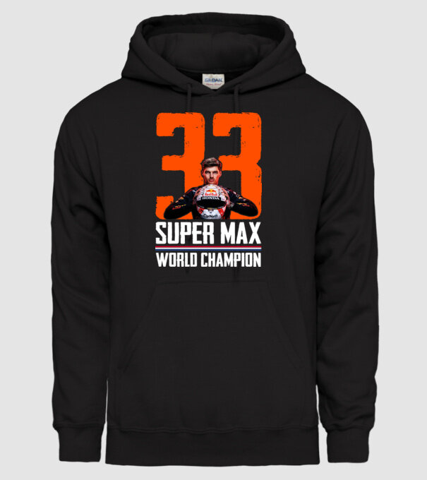 Super Max Formula 1 World Champion model negru pe tricou