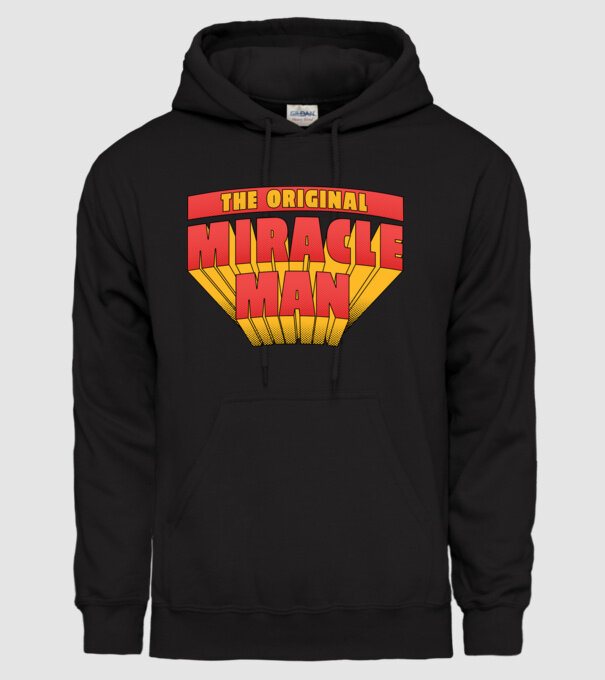 The Original Miracle Man model negru pe tricou