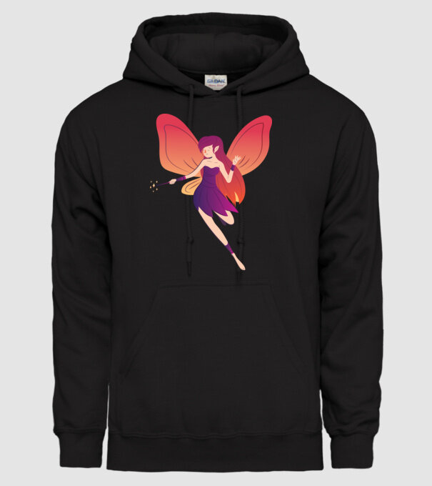 Magia zânelor model negru pe tricou