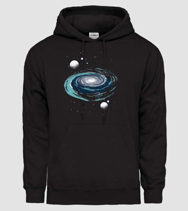 Spațiu model negru pe tricou