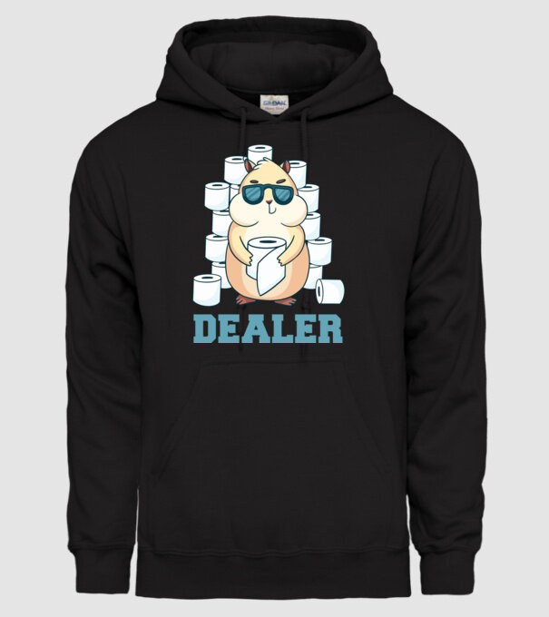 Dealer model negru pe tricou