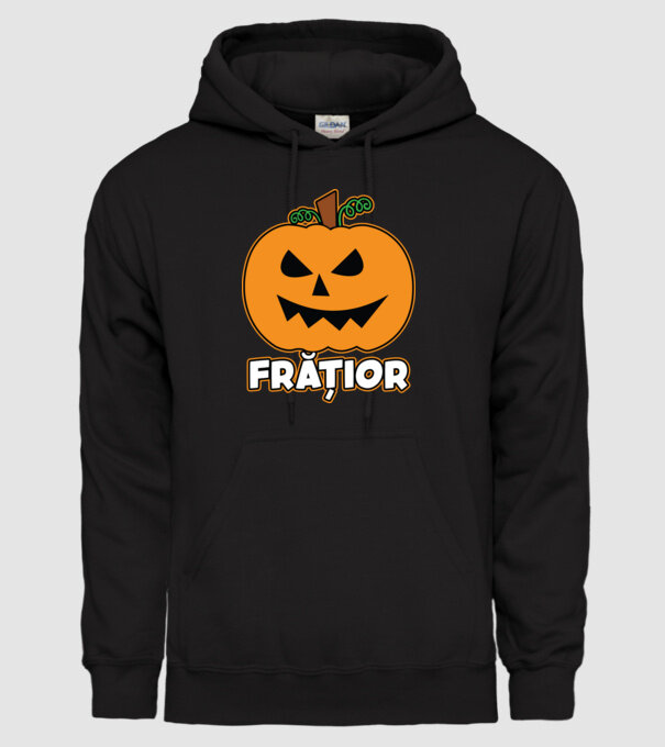 frățior model negru pe tricou