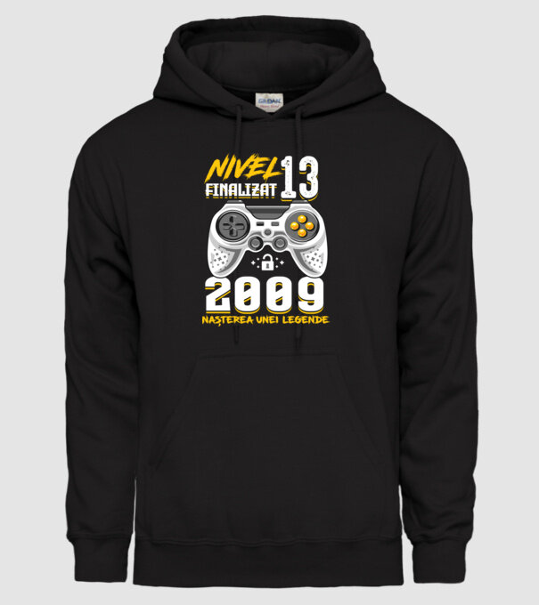 Nivel 13 finalizat. 2009 nașterea unei legende model negru pe tricou