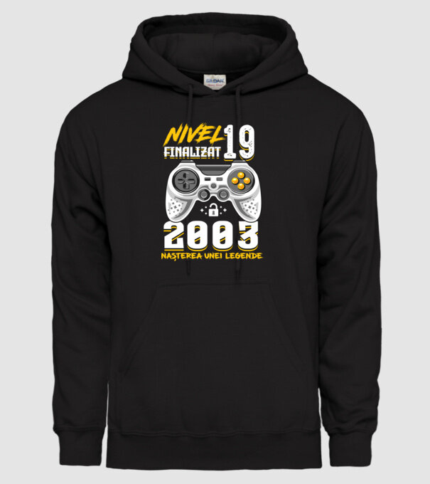 Nivel 19 finalizat. 2003 nașterea unei legende model negru pe tricou