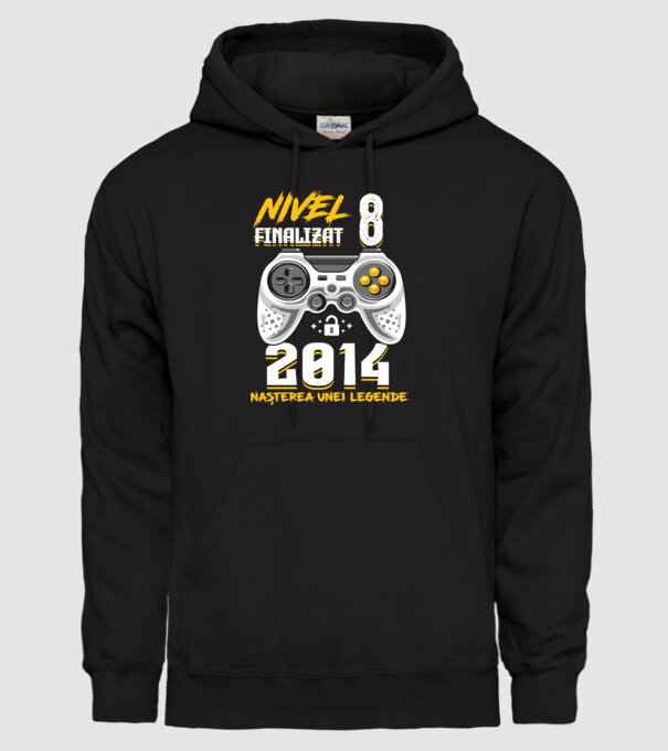 Nivel 8 finalizat. 2014 nașterea unei legende model negru pe tricou