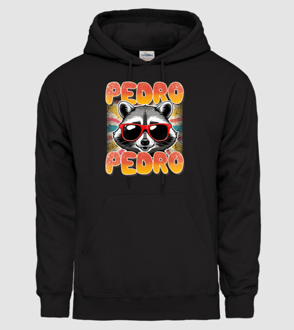 Pedro Pedro groovy retro model negru pe tricou