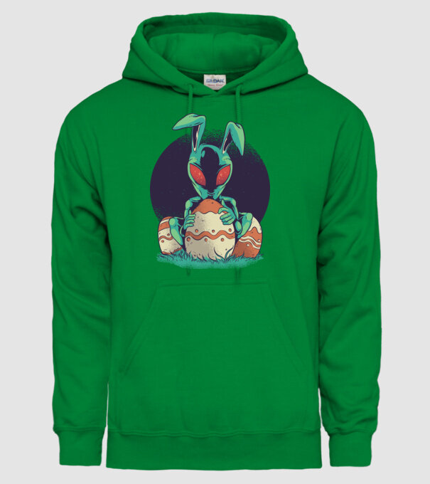 Paște Alien model verde pe tricou