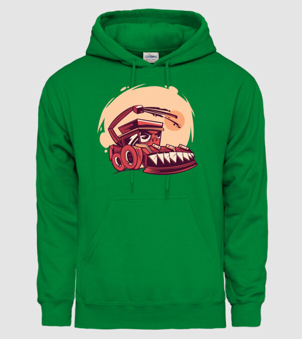 Secerătoare model verde pe tricou