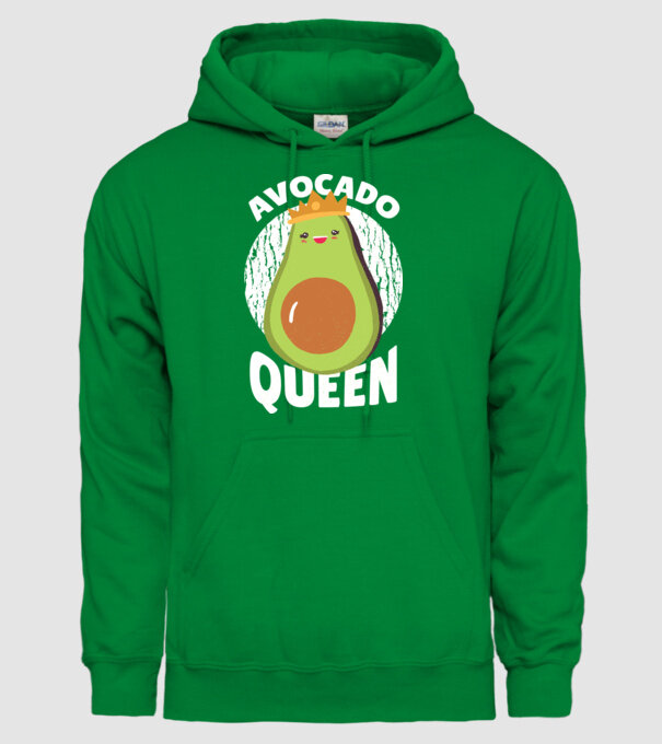 Avocado Queen Regina Avocado model verde pe tricou