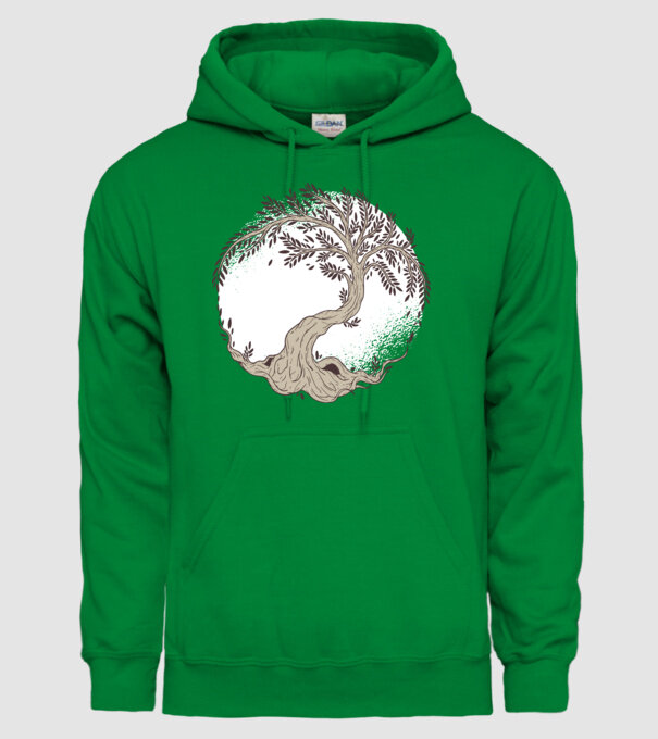 Copacul vieții model verde pe tricou