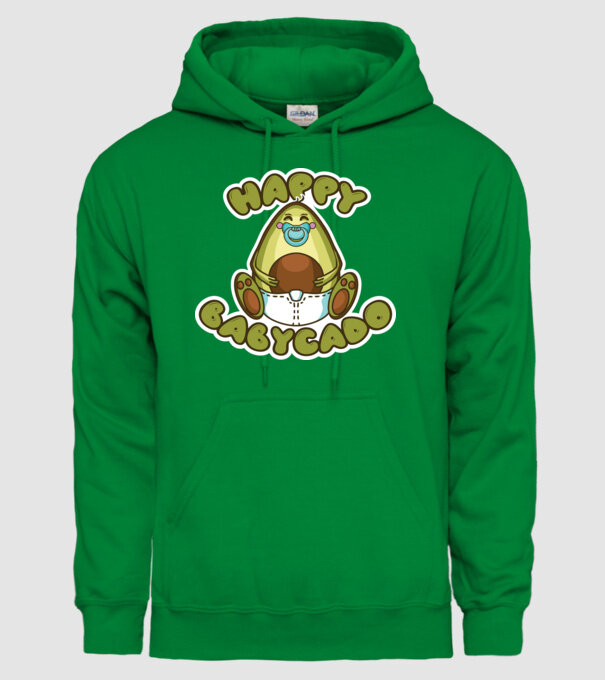 Avocado bebe model verde pe tricou