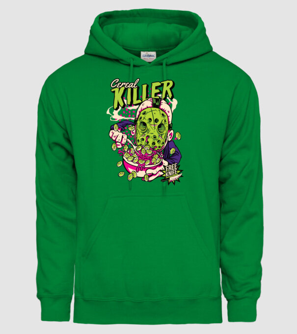 Cereal Killer model verde pe tricou