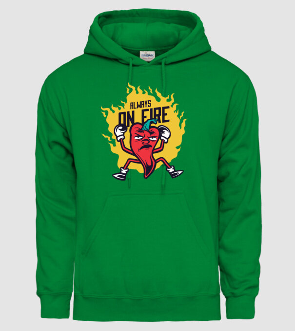 Ardei Chili model verde pe tricou