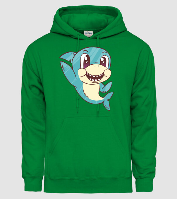 Rechin bebe drăguț model verde pe tricou