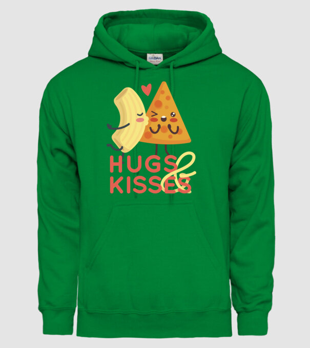 'Hawaii pizza dragoste tricou drăguț Valentine''s Day' model verde pe tricou