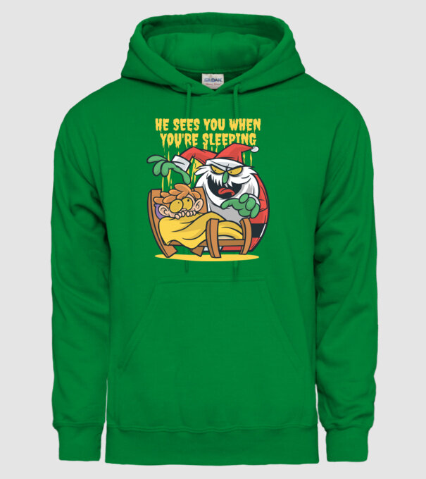 Elf de Crăciun model verde pe tricou