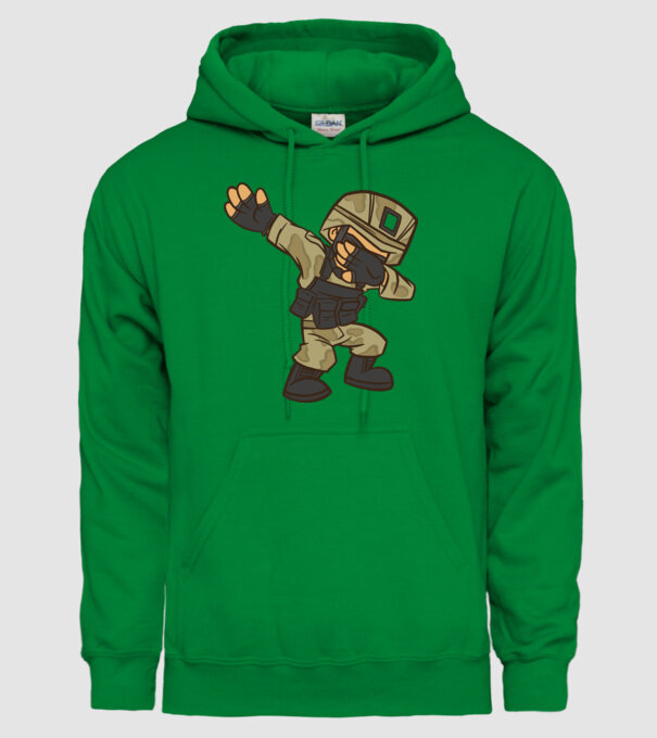 Soldat DAB model verde pe tricou