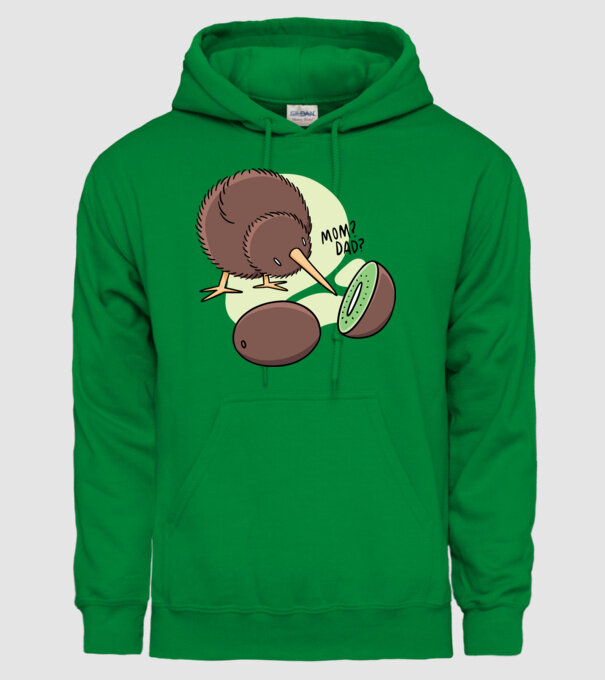 Familie Kiwi model verde pe tricou