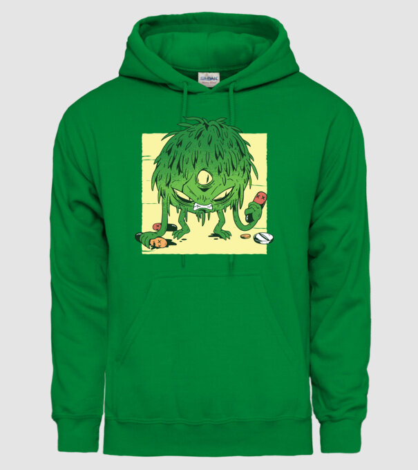 Coronavirus Monstru model verde pe tricou