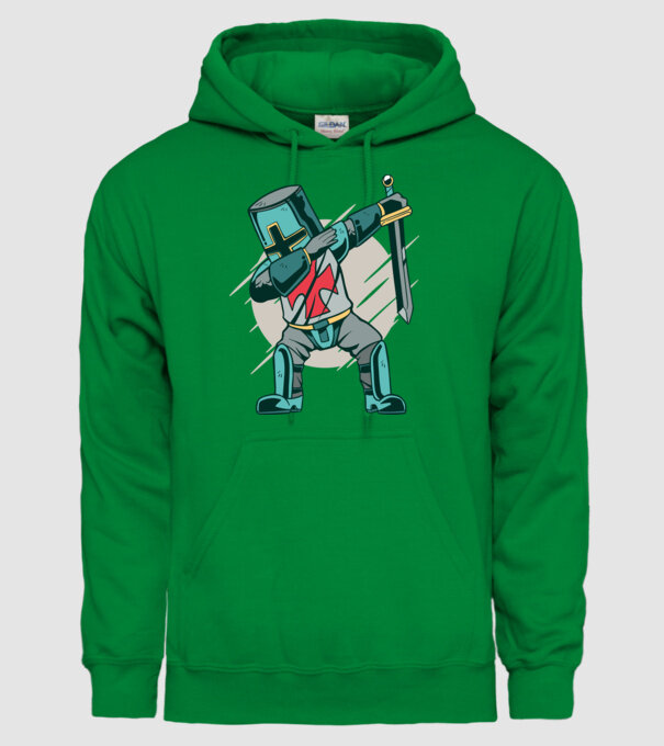 Cavaler DAB model verde pe tricou