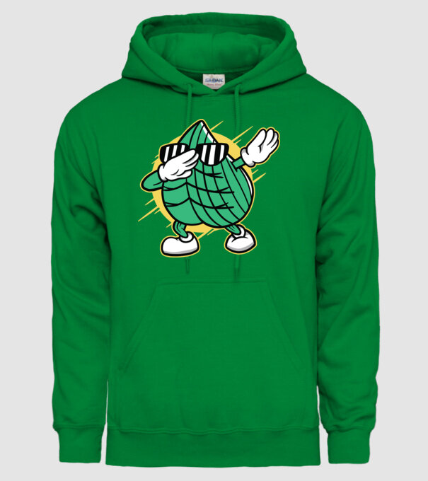 Frunză DAB cărți de joc maghiare model verde pe tricou