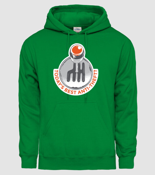 Cutia de viteze manuală este cel mai bun anti-furt tricou amuzant model verde pe tricou