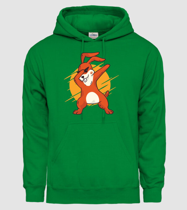 Iepuraș DAB model verde pe tricou