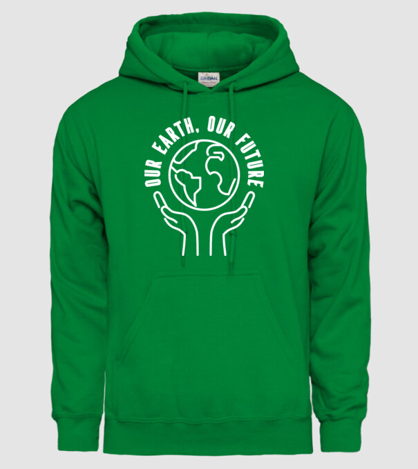 Our earth Our Future - Ziua Pământului model verde pe tricou
