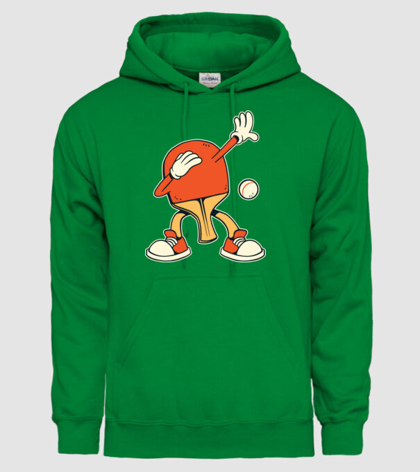 Ping Pong DAB model verde pe tricou