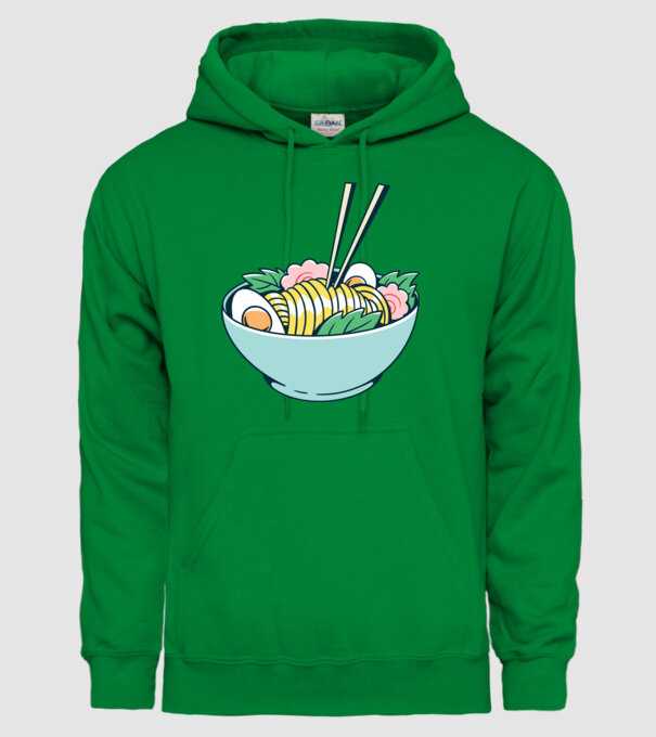 Paste Ramen model verde pe tricou