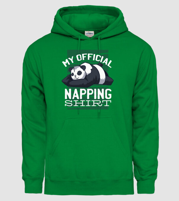This is my official napping T-shirt, tricou amuzant odihnă model verde pe tricou