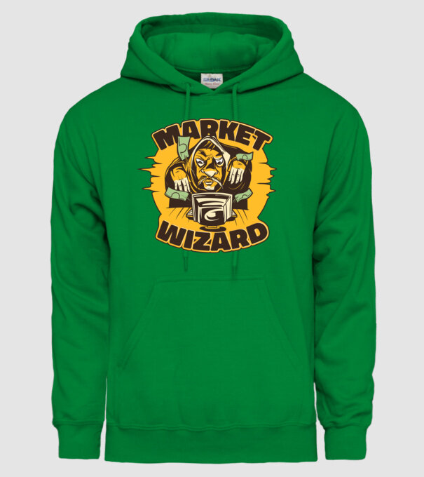Guru al pieței bursiere model verde pe tricou