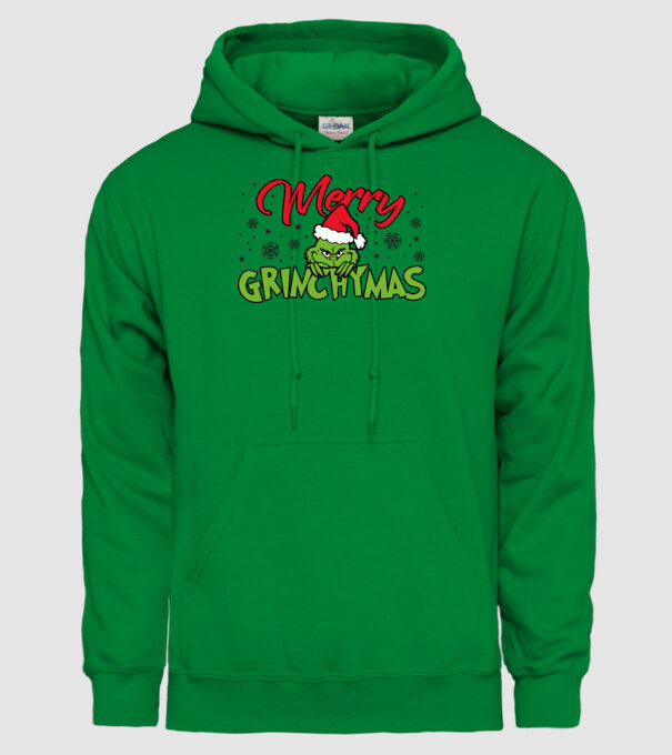 Merry Grinchymas - Grinch model verde pe tricou