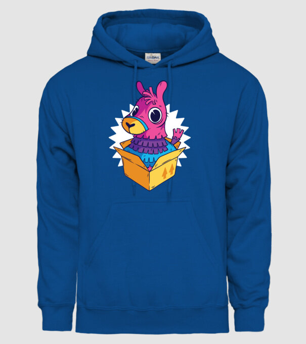 Fortnite Llama model albastru regal pe tricou