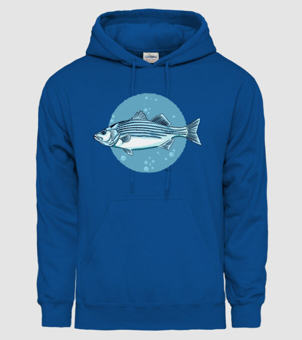Biban de mare model albastru regal pe tricou