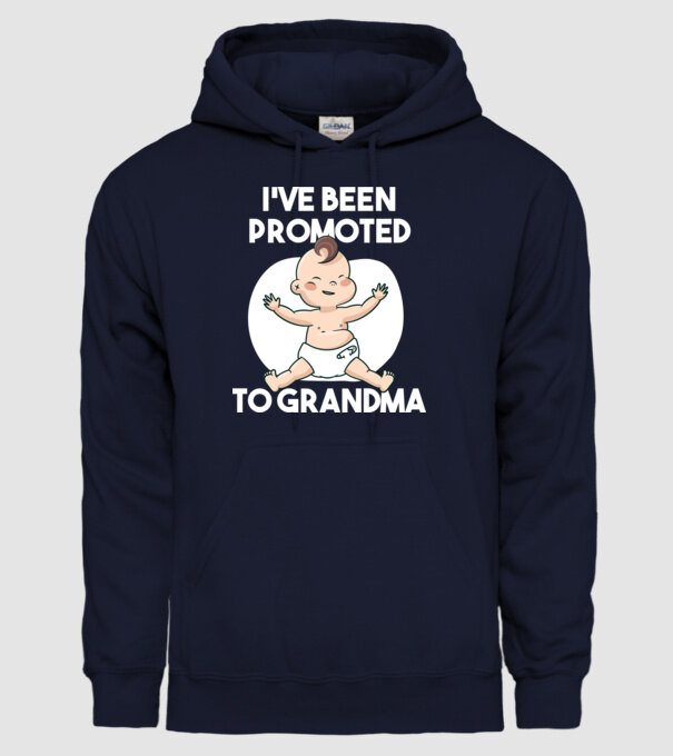 Am devenit bunică model albastru închis pe tricou