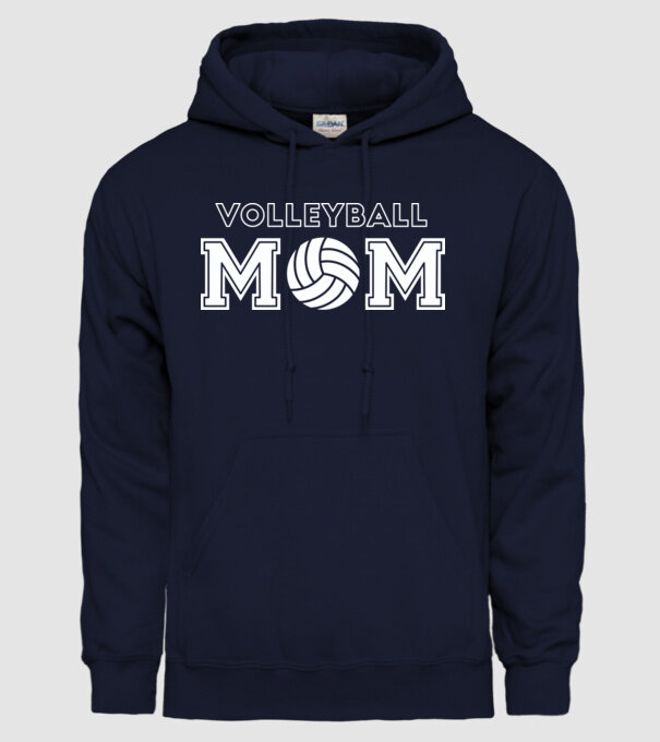Mamă voleibalistă model albastru închis pe tricou