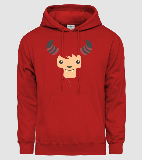 Goat Halloween model roșu pe tricou