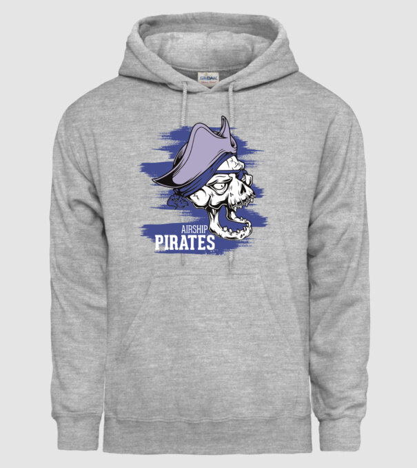 Airship Pirates 2 - Pirat model gri pe tricou