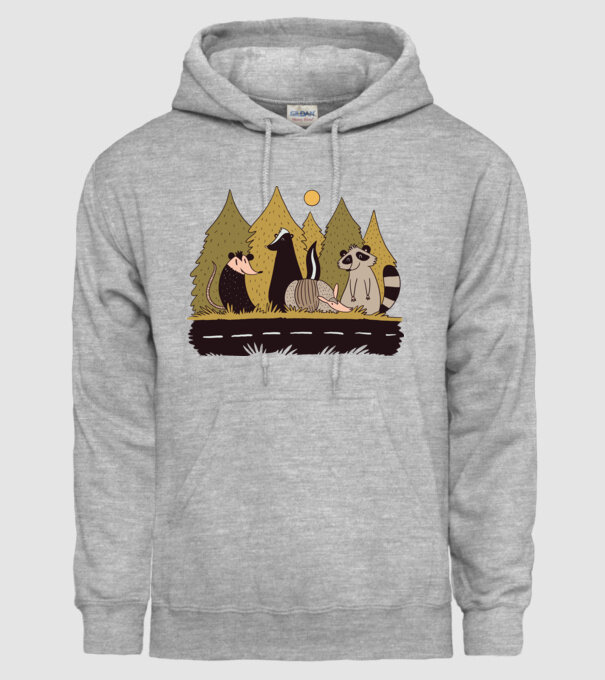 Animals Crossing model gri pe tricou