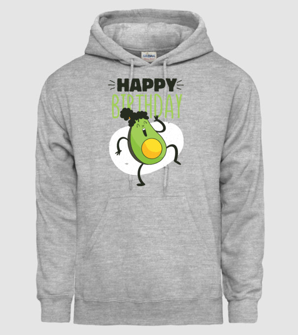 Avocado La mulți ani model gri pe tricou