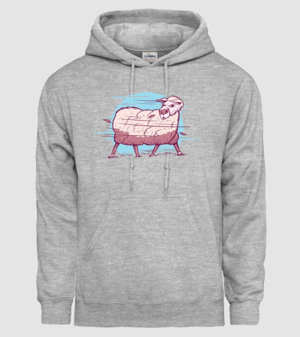 Miel în furtună model gri pe tricou