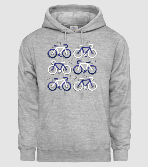 Ciclism model gri pe tricou
