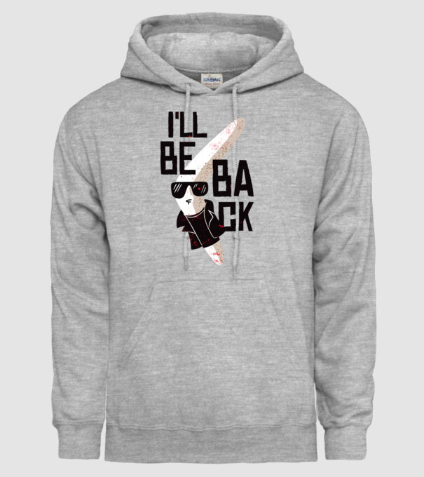'Boomerang - Mă voi întoarce - I''ll be back' model gri pe tricou