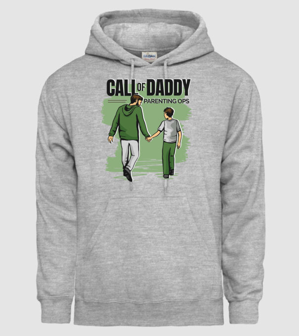 Call of Daddy - Pentru tata model gri pe tricou