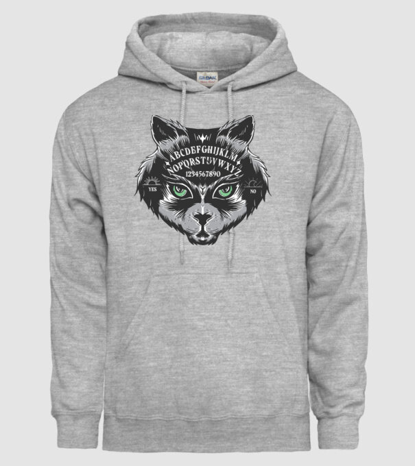 cap pisică joc de aventură model gri pe tricou